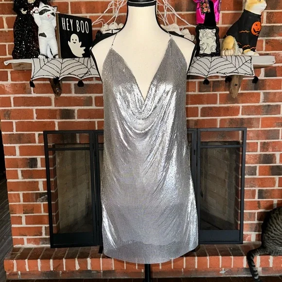 🪩New with tags, Express metallic mini dress🪩 - Picture 5 of 13